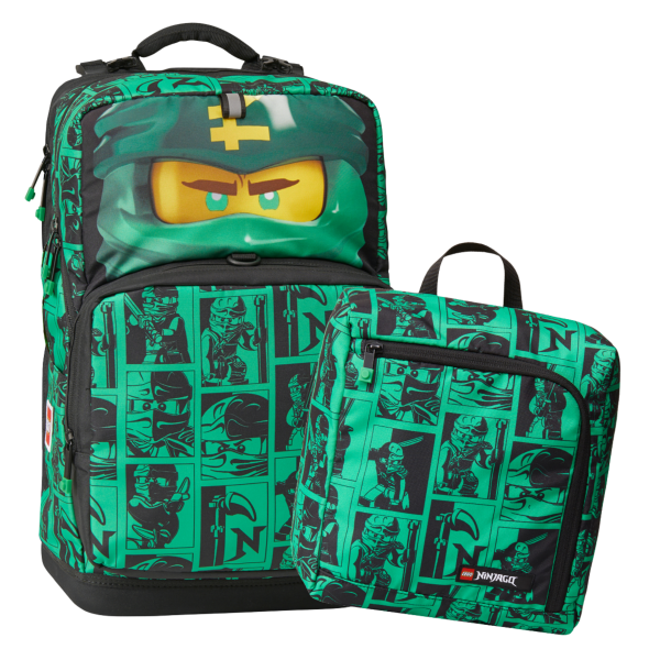 LEGO BAGS - Ninjago Green Maxi Plus - iskolai hátizsák
