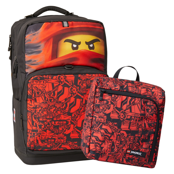 LEGO BAGS - Ninjago Red Maxi Plus - iskolai hátizsák