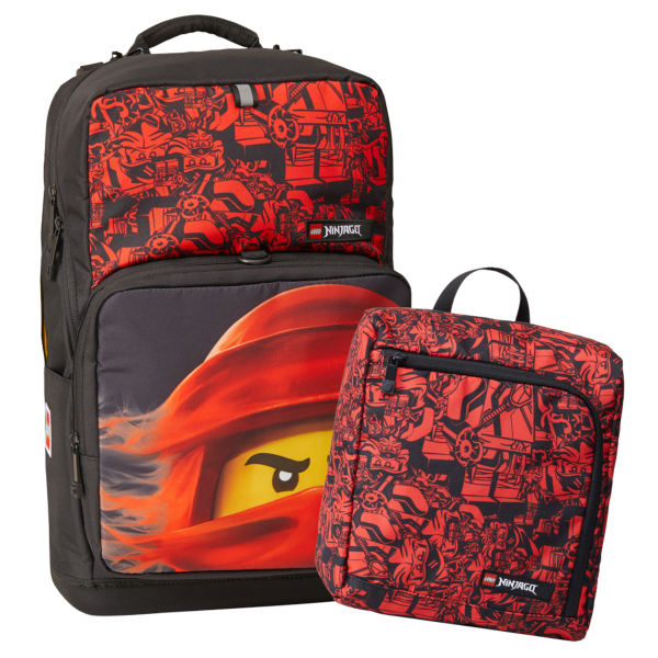 LEGO BAGS - Ninjago Red Optimo Plus - iskolai hátizsák