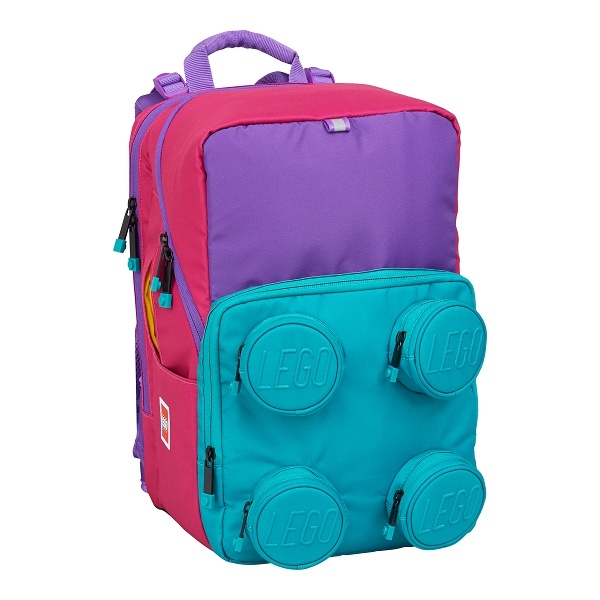 LEGO BAGS - Rózsaszín/lila Petersen - iskolai hátizsák