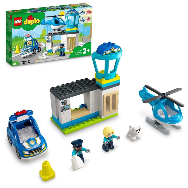LEGO - Rendőrállomás és helikopter