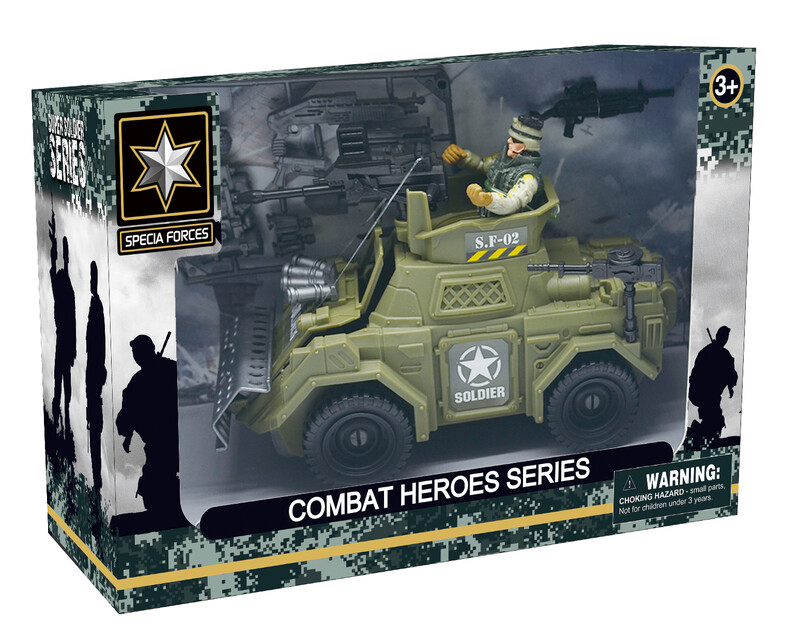 MAC TOYS - Combat Hero - Katona / Páncélozott személyszállító jármű