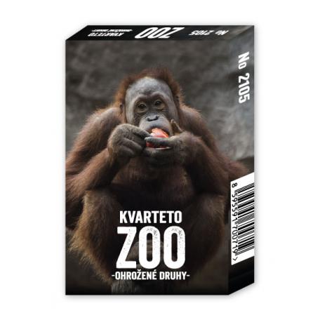 MEZUZA - Játékkártyák Állatkert Veszélyeztetett fajok kvartett - 2105