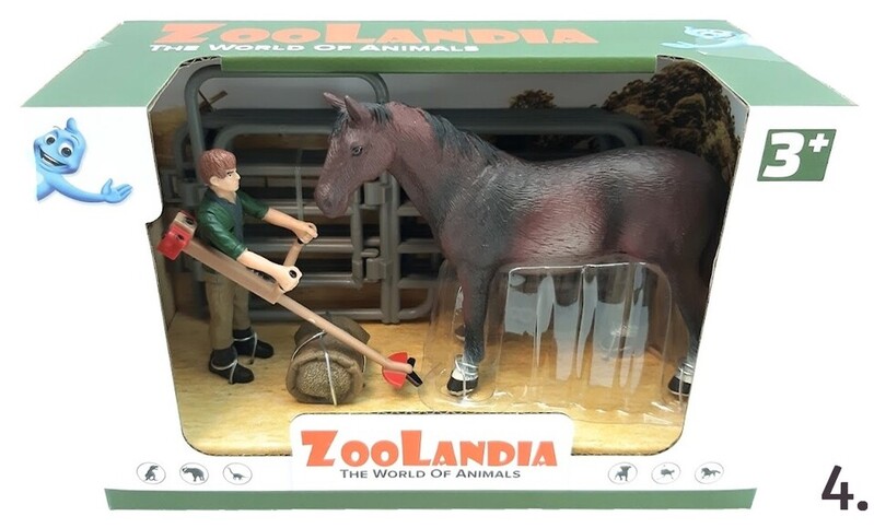MIKRO TRADING - Zoolandia lovas szett tartozékokkal