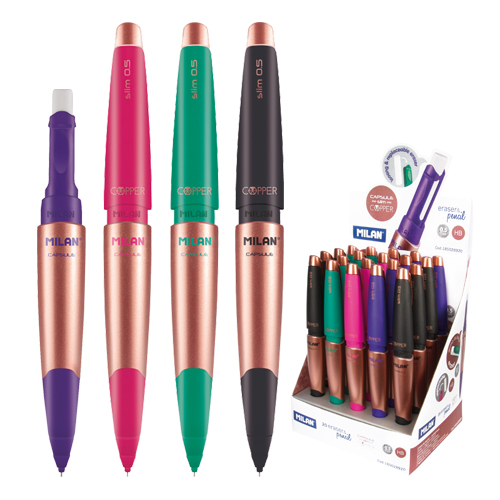 MILAN - Micro Pencil / Pentel Pen Capsule Copper HB 0