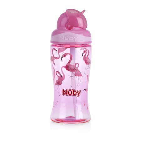 NUBY - Nem folyós pohár 360ml rózsaszínű