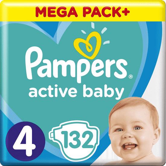 PAMPERS - Active Baby 4 MAXI pelenkák 9-14kg 132db