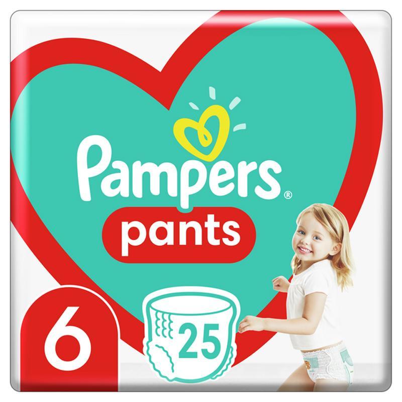 PAMPERS - Pants eldobható pelenkázó nadrág 6 (15 kg+) 25 db