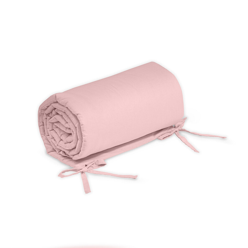PETITE&MARS - Védőköpeny a kiságyhoz TILLY MAX Dusty Pink 360 cm