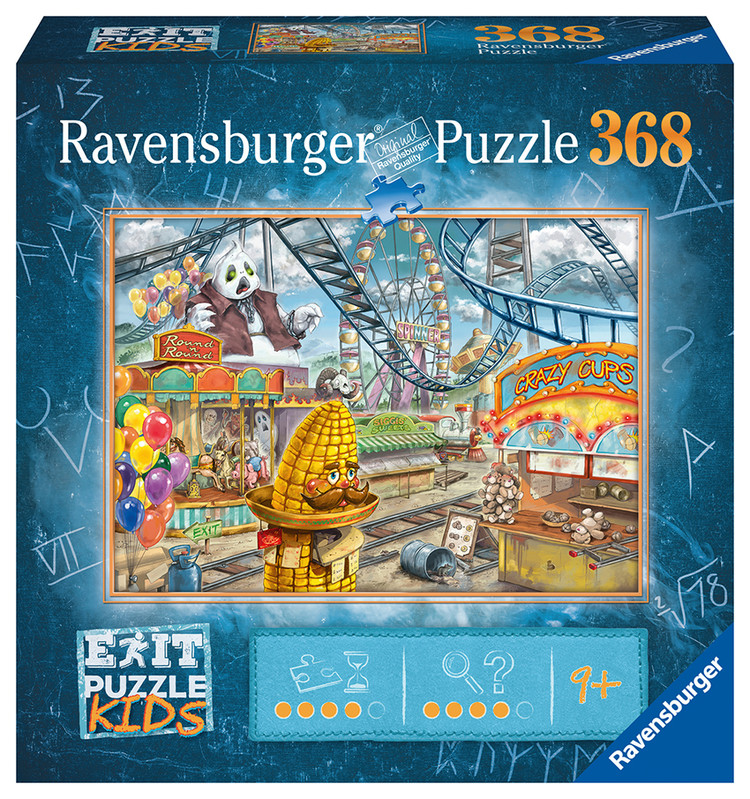 RAVENSBURGER - Exit KIDS Puzzle: Témapark 368 db