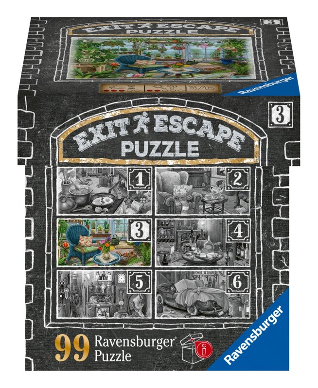 RAVENSBURGER - Exit Puzzle: Téli kert 99 darab