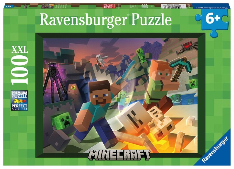 RAVENSBURGER - Minecraft: Monsters of Minecraft 100 darab