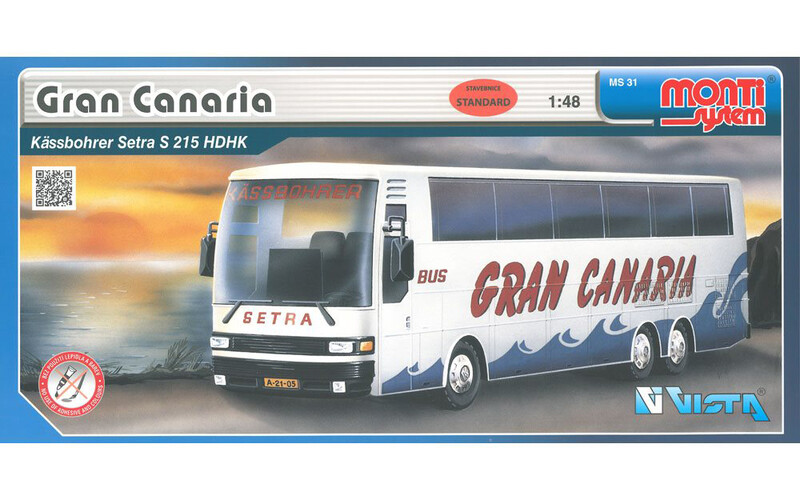 SEVA - Építőipari készlet Monti 31 Gran Canaria-Bus Setra