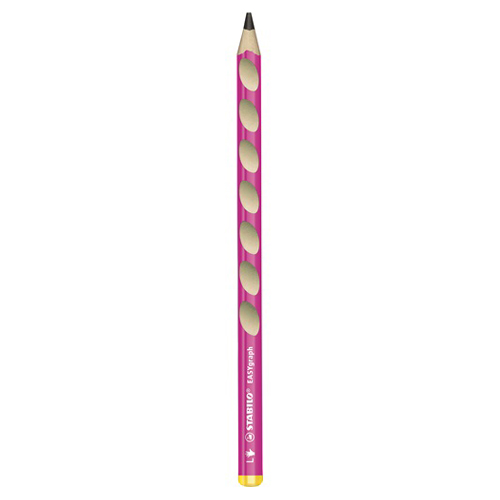 STABILO - Grafit ceruza EASYgraph jobbkezeseknek - rózsaszínű