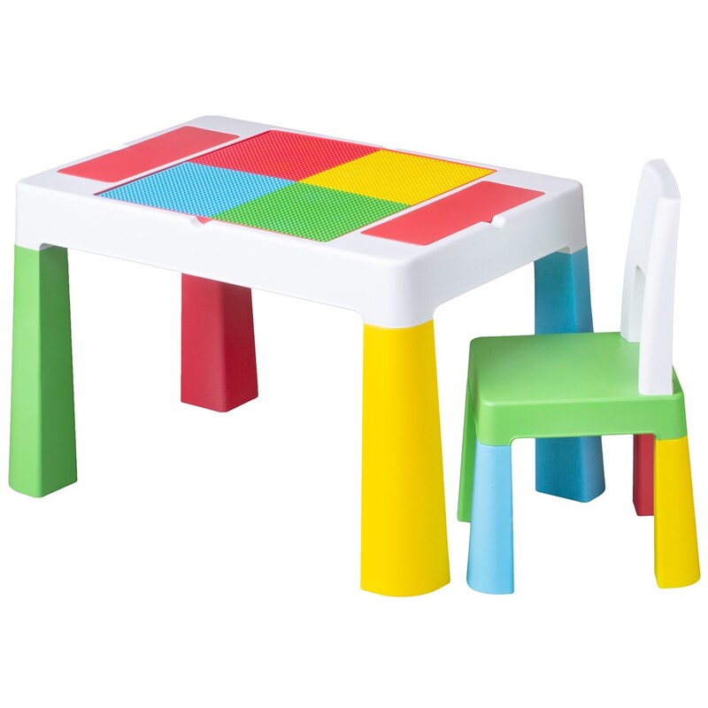 TEGA - Gyerek szett asztalka székkel Multifun multicolor