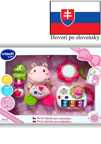 VTECH - Első ajándék a babának (SK) - rózsaszínű