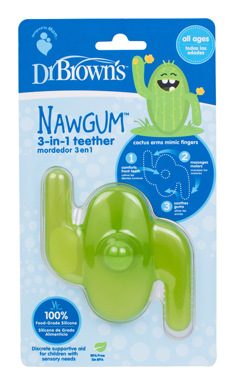 DR.BROWNS - Nawgum 3in1 kaktusz fogócső (TE500)