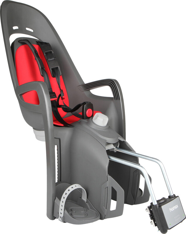 HAMAX - Pozicionáló kerékpárülés Zenith Relax zárható  Grey/Red