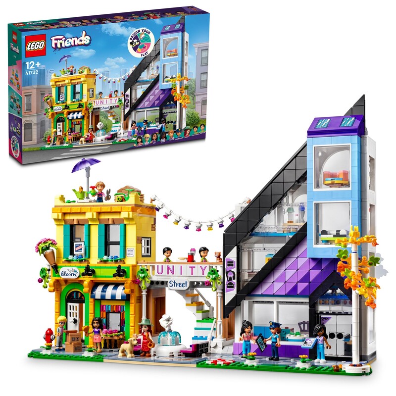 LEGO - Friends 41732 Virágbolt és tervezőstúdió a város központjában