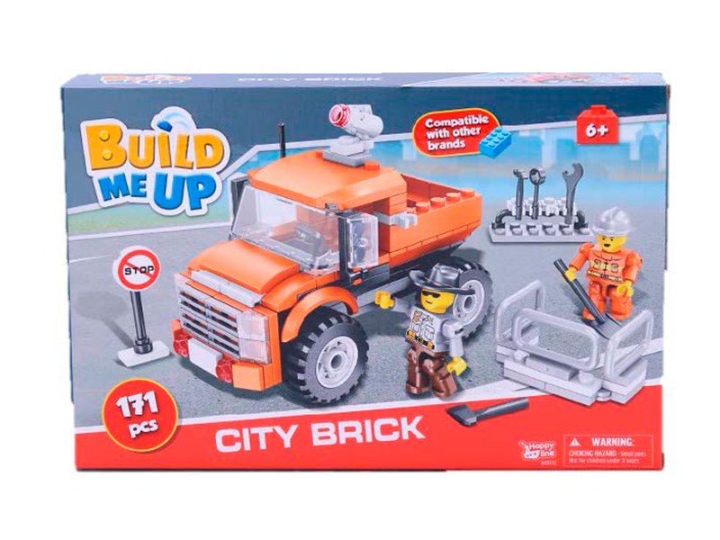 MIKRO TRADING - BuildMeUP építőkészlet - City brick 171db dobozban