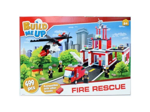 MIKRO TRADING - BuildMeUP építőkészletek - Fire rescue 499db dobozban