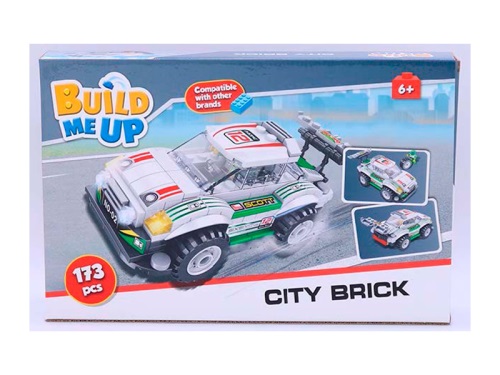 MIKRO TRADING - BuildMeUp építőkészlet - City brick 173db dobozban
