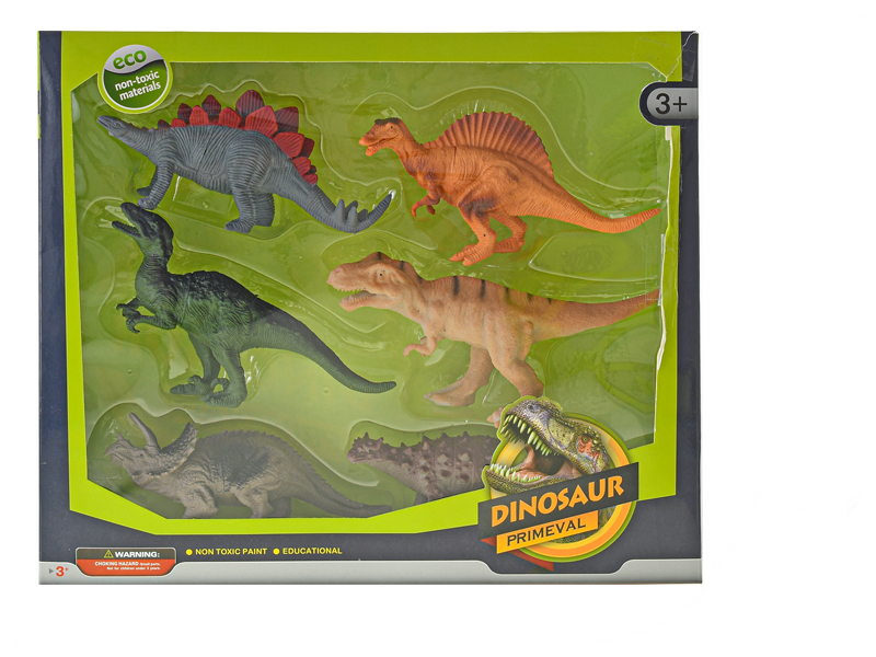 MIKRO TRADING - Dinoszaurusz 14-17cm 6db dobozban