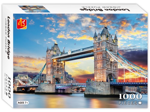 MIKRO TRADING - Puzzle 70x50cm London bridge 1000 darab dobozban