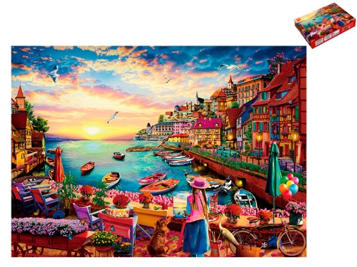 MIKRO TRADING - Puzzle Velencei 70x50cm 1000 darabos dobozban