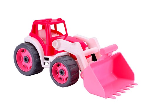 MIKRO TRADING - Traktor rakodó 36cm rózsaszín 12m+