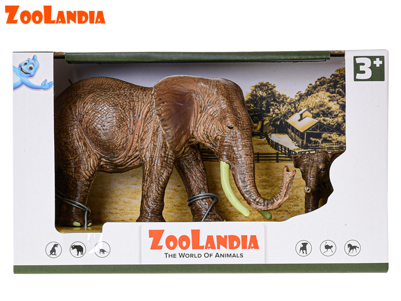 MIKRO TRADING - Zoolandia egy elefánt babával egy dobozban