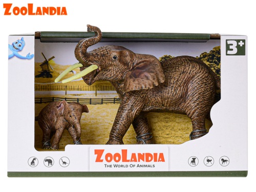 MIKRO TRADING - Zoolandia egy elefánt babával egy dobozban