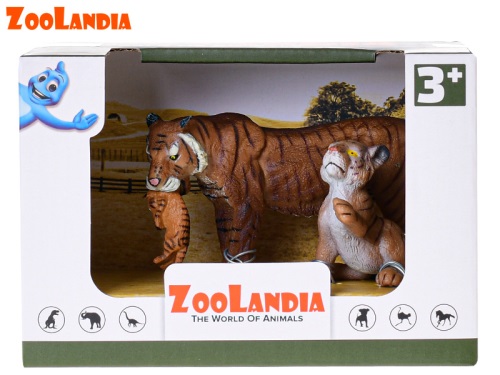 MIKRO TRADING - Zoolandia tigris 7-15 cm-es kölykökkel