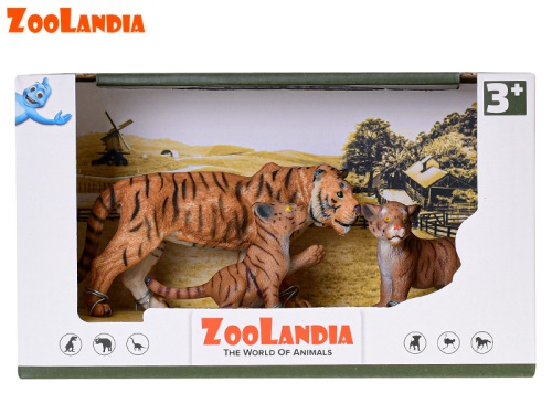 MIKRO TRADING - Zoolandia tigris kölykökkel egy dobozban