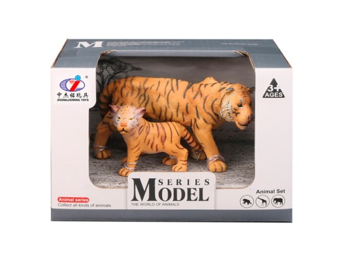 MIKRO TRADING - Zoolandia tigris kölyökkel 7-15 cm
