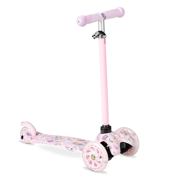 MoMi - WENDY 3 kerekű roller - pink dream