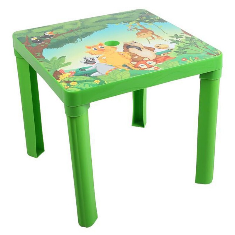 STAR PLUS - Gyerek kerti bútor- műanyag asztal zöld