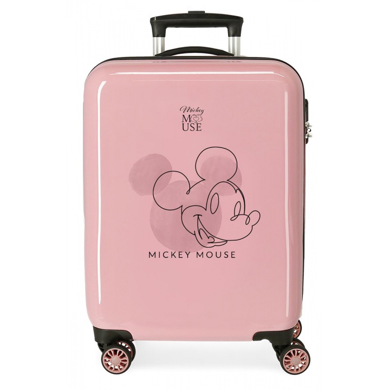 JOUMMA BAGS - Luxus ABS gyerek utazótáska MICKEY MOUSE körvonal