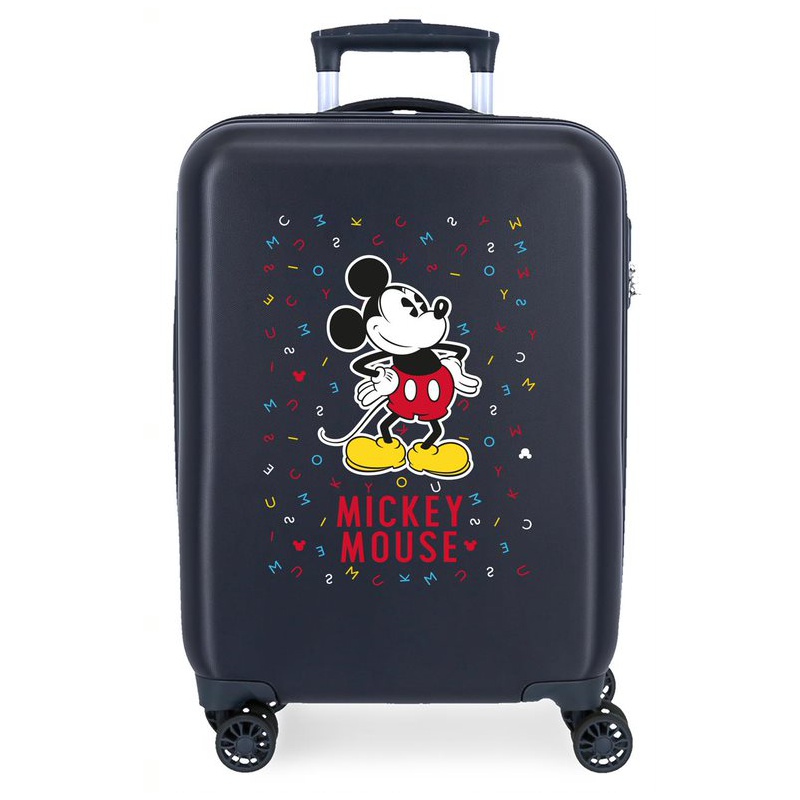 JOUMMA BAGS - Luxus gyerek ABS utazóbőrönd MICKEY MOUSE Good Day