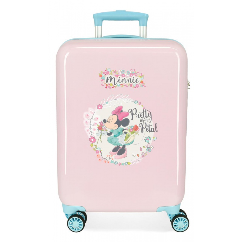 JOUMMA BAGS - Luxus gyerek ABS utazóbőrönd MINNIE MOUSE Florals
