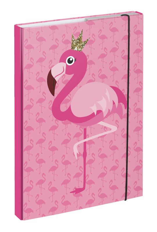 BAAGL - Füzetbox A4 Flamingó