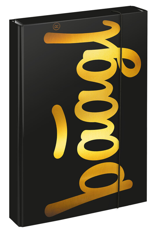 BAAGL - Füzetbox A4 Jumbo Gold