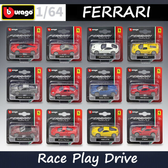 BBURAGO - ASST 1:64 Ferrari Blister 48db