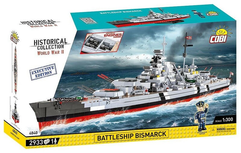 COBI - 4840 II WW Battleship Bismarck