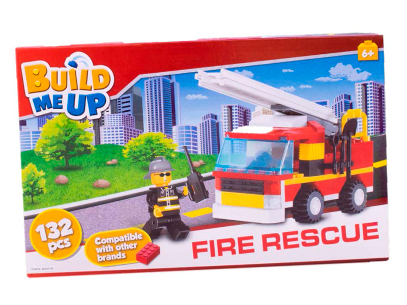 MIKRO TRADING - BuildMeUP készlet - Fire rescue 132 db dobozban