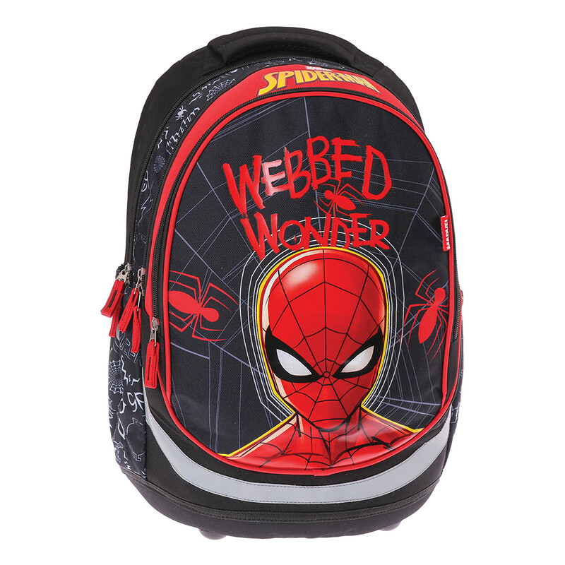 PLAY BAG - Iskolai hátizsák SEVEN anatómiai - Spider Man WEBBED WONDER