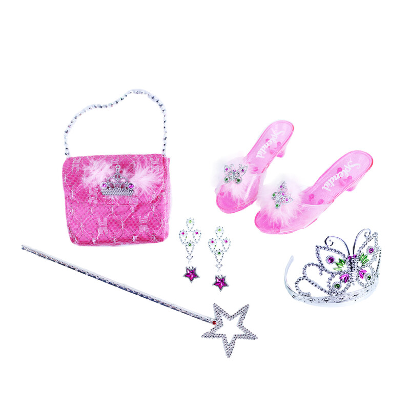 RAPPA - Hercegnő készlet kiegészítőkkel rózsaszín