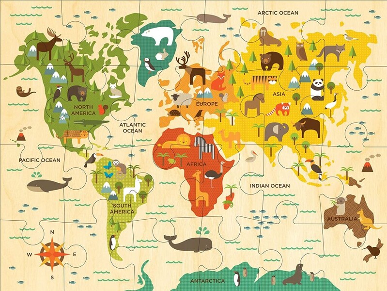 RAPPA - Petit Collage A mi világunk padlópuzzle