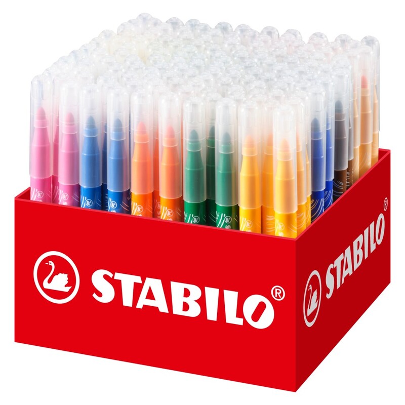 STABILO - Fiber marker teljesítmény max 140 db doboz - 18 különböző színben