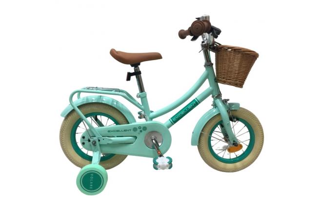 VOLARE - Gyermek kerékpár Volare Excellent - lányok - 12" - zöld